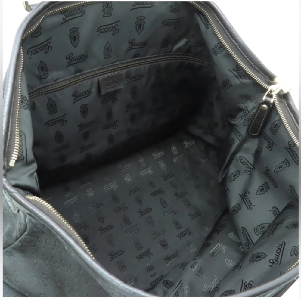 GUCCISSIMA LEATHER LARGE ZIPPER TOTE - Picture 7 of 13
